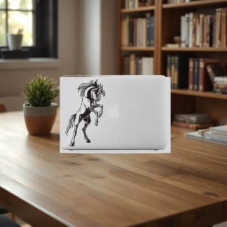 Sticker Autocollant cheval macbook  MB1107