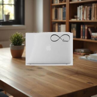 Sticker Autocollant love macbook  MB1113