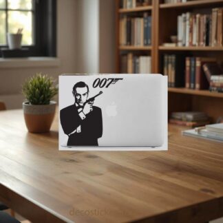 Sticker Autocollant james bond 007 macbook  MB1122