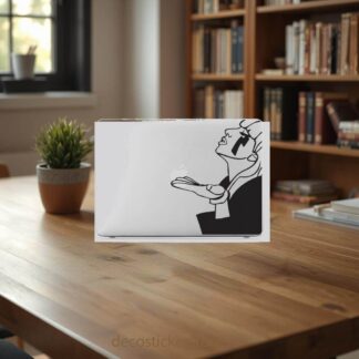 Sticker Autocollant lady gaga macbook  MB1139