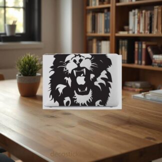Sticker Autocollant lion animaux macbook  MB1144