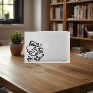 Sticker Autocollant singe macbook  MB1167