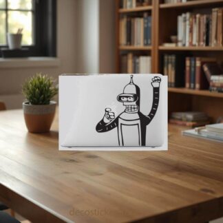 Sticker Autocollant robot  macbook  MB1224