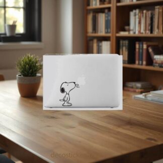 Sticker Autocollant snoopy macbook  MB1248