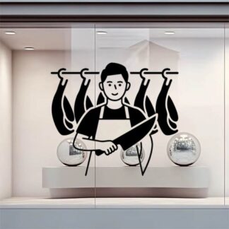 Sticker Autocollant boucher metier  ME1626