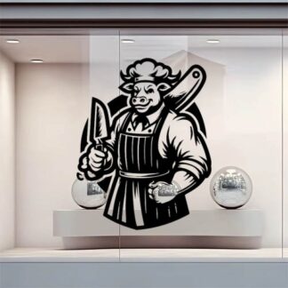 Sticker Autocollant boucher metier  ME1629