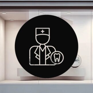 Sticker Autocollant dentiste medical metier  ME1638