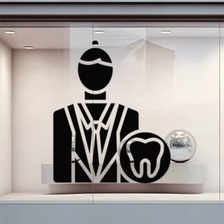 Sticker Autocollant dentiste medical metier  ME1642
