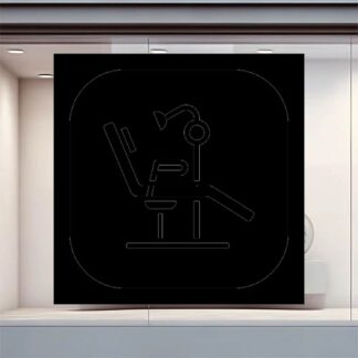 Sticker Autocollant dentiste medical metier  ME1644