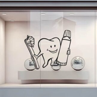 Sticker Autocollant dentiste medical metier  ME1645