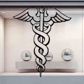 Sticker Autocollant caducée métier médical   MED458