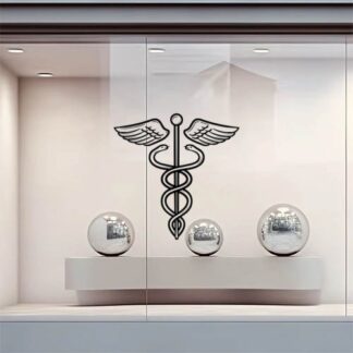 Sticker Autocollant caducée métier médical   MED460