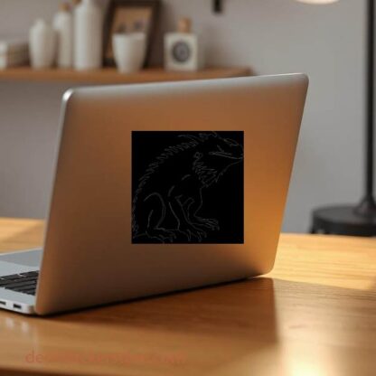 Sticker Autocollant iguane dinosaure reptile animaux  MH18