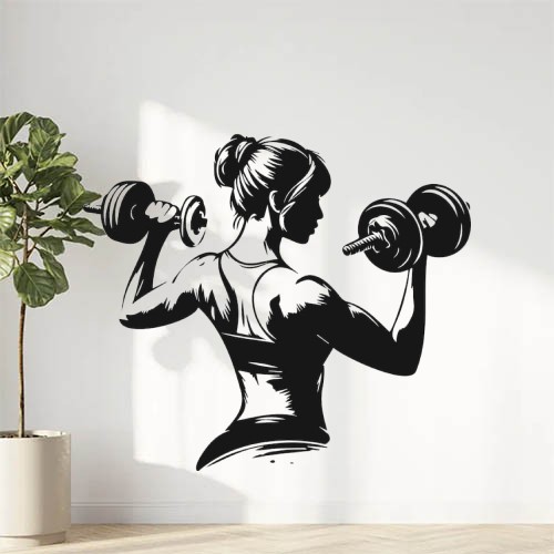 sticker autocollant musculation bodybuilder sport 4 MQTEM