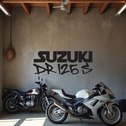 Sticker Autocollant suzuki dr125 s moto  MT60