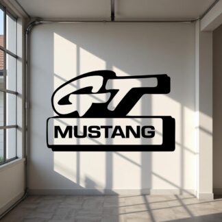 Sticker Autocollant mustang gt AUTO MUS18729
