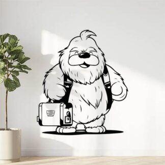 Sticker Autocollant yeti animal bigfoot montagne  MY2111