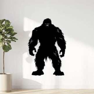 Sticker Autocollant yeti animal bigfoot montagne  MY2116