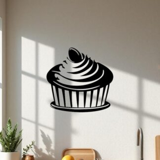 Sticker Autocollant cup cake gateau nourriture NF18735