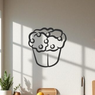 Sticker Autocollant muffin gateau nourriture NF18750