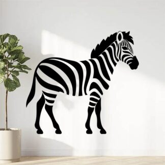 sticker autocollant zèbre animaux équidé 6 NGQWB