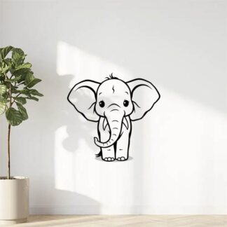 sticker autocollant Éléphant animaux 10 NPB8D