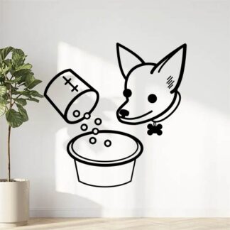 sticker autocollant animaux chien chihuahua 10 NQZOO