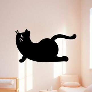 sticker autocollant animaux chat zen yoga 2 NSBLR