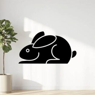 sticker autocollant animaux lapin 1 NTZTI