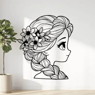 sticker autocollant Elsa reine-des-neiges Disney 2 NUVEE