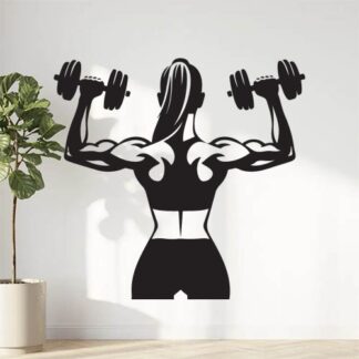 sticker autocollant musculation bodybuilder sport 1 NVB1D