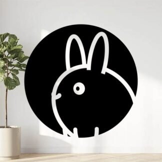 sticker autocollant animaux lapin 4 O4QQC