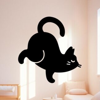 sticker autocollant animaux chat zen yoga 10 O5UCR