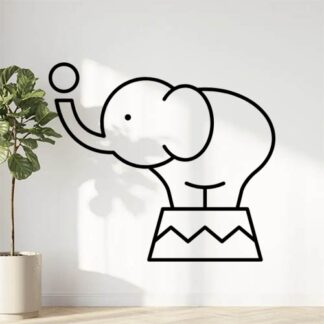 sticker autocollant animaux éléphant 2 ODB3G