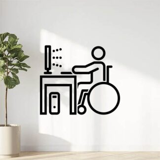 sticker autocollant handicap 10 OGNVW