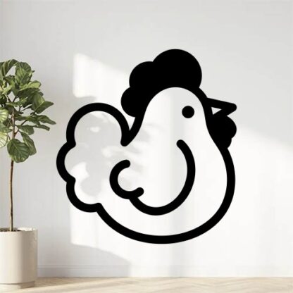 sticker autocollant animaux oiseau poule 4 OLCRP
