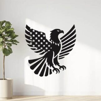 sticker autocollant aigle oiseau animaux américain 2 OP2UV