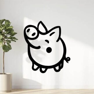 sticker autocollant animaux cochon 10 OQAOW