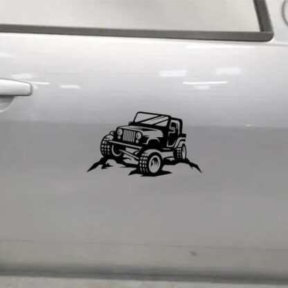Sticker Autocollant off road jeep montagne 4x4  OR54486