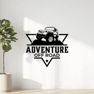 Sticker Autocollant adventure off road jeep 4x4  OR54489