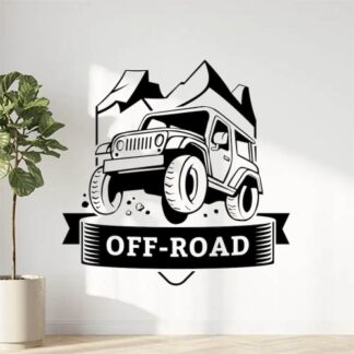 Sticker Autocollant off road jeep montagne 4x4  OR54491