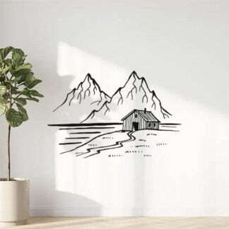 Sticker Autocollant paysage offroad camping car montagne 4x4  ORM18738