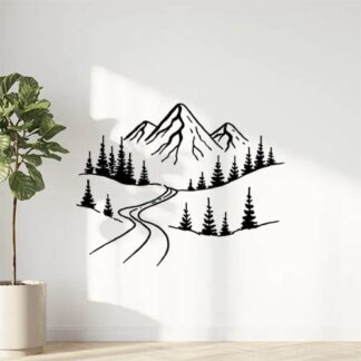 Sticker Autocollant paysage offroad camping car montagne 4x4  ORM18743