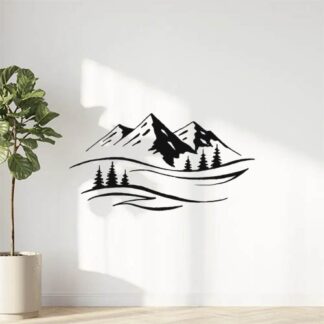 Sticker Autocollant paysage offroad camping car montagne 4x4  ORM18745