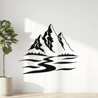 Sticker Autocollant paysage offroad camping car montagne 4x4  ORM18749