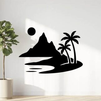 Sticker autocollant ile de Moorea décoration decostickerstore - OTJQNU