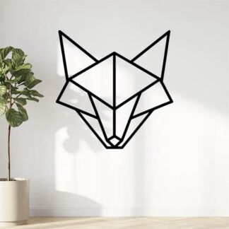 sticker autocollant animaux origami renard 3 OYXTE