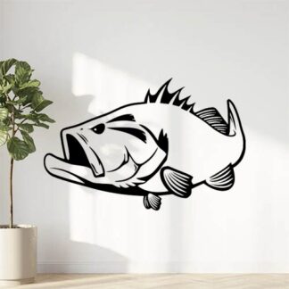 Sticker Autocollant Mérou pêche P87308
