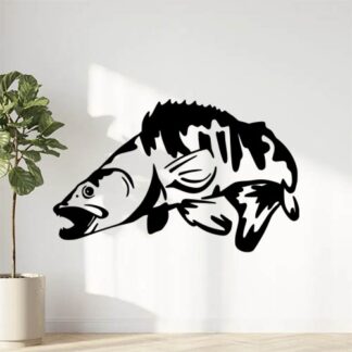 Sticker Autocollant Sandre pêche P87310