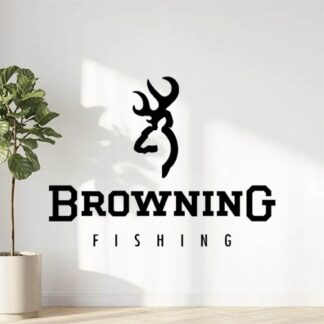 Sticker Autocollant Browning pêche P87324